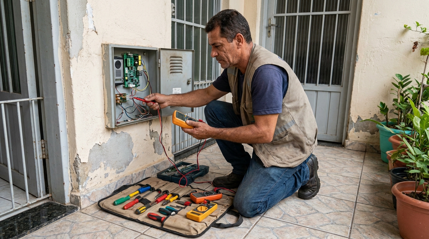 Troca de Fiação de Interfone em Feira de Santana‑BA